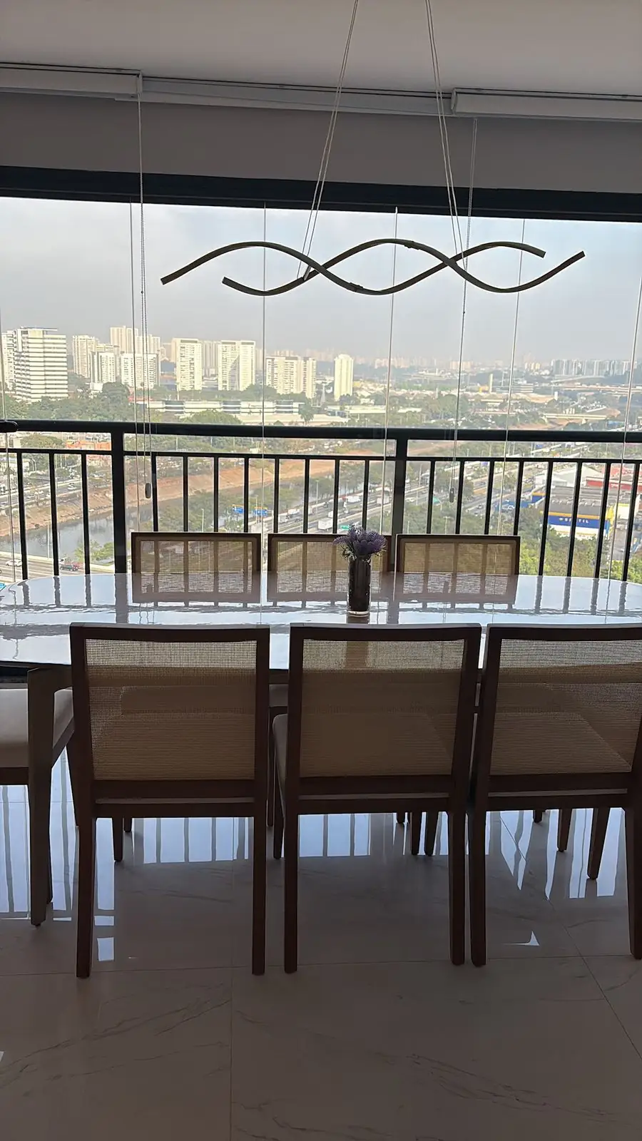 Ambiente do apartamento de 117m²