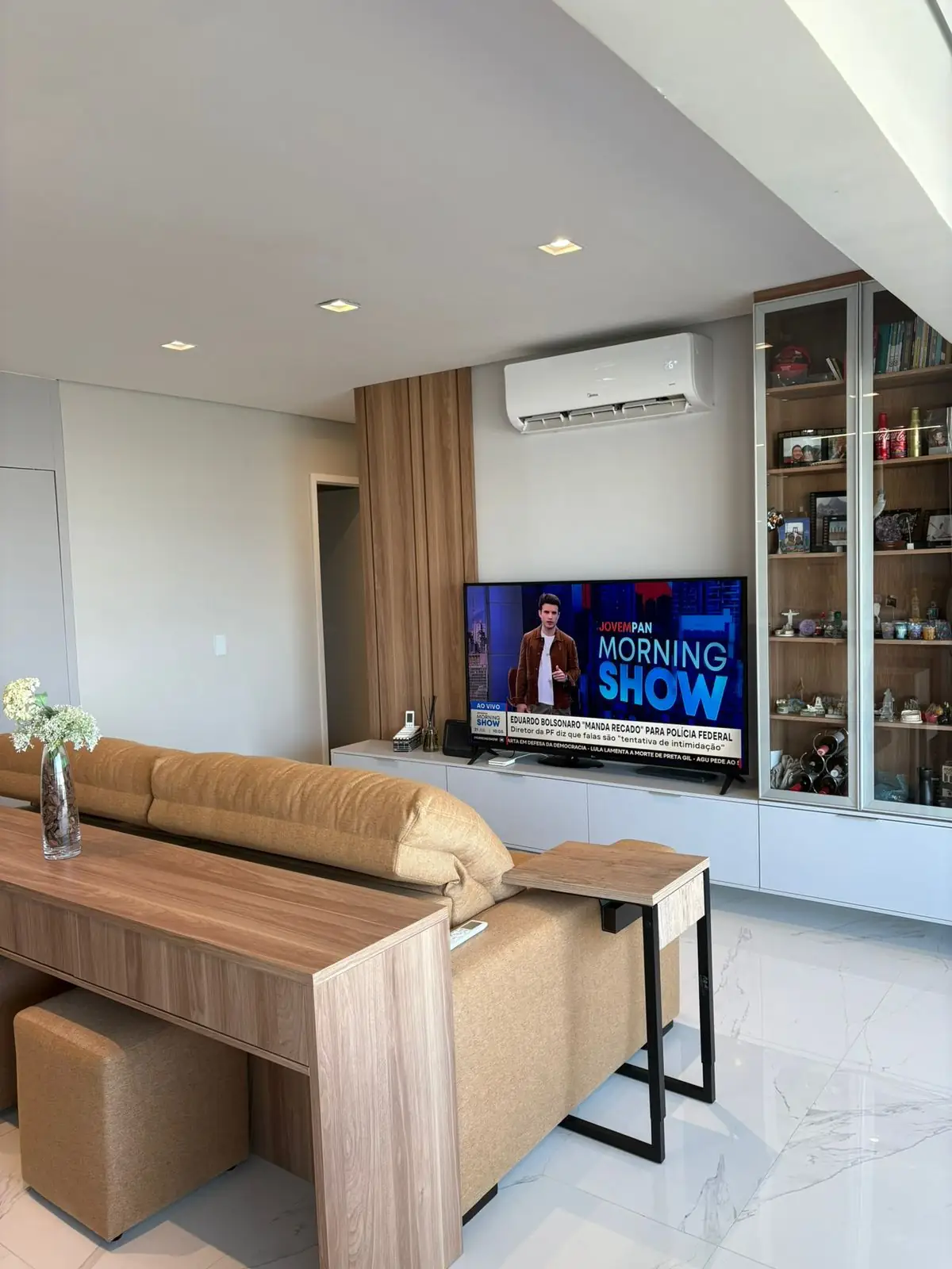 Ambiente planejado do apartamento de 117m²