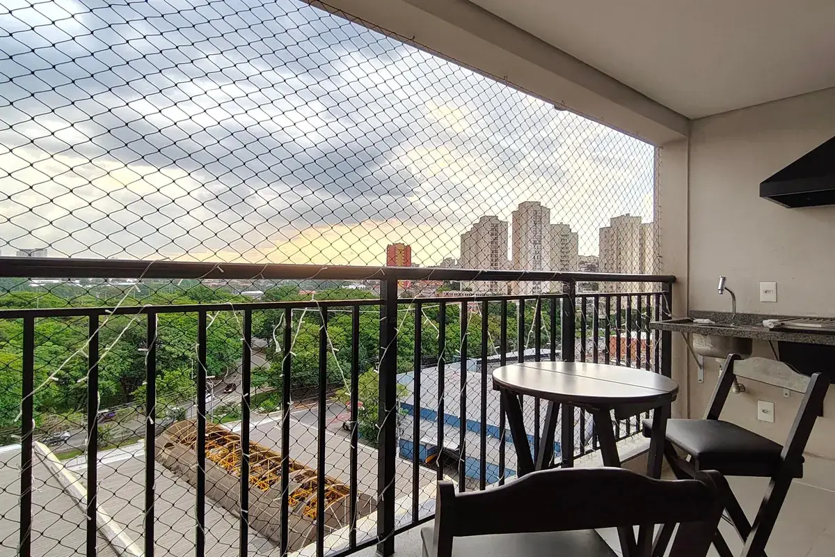 Sacada do apartamento de 67m²