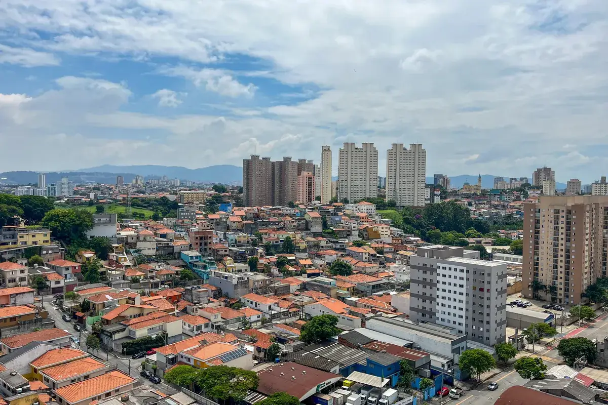 Vista panorâmica do apartamento de 87m²